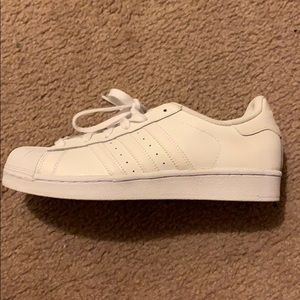 BRAND NEW All White  Adidas Superstars